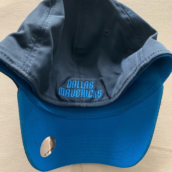 Adidas Dallas Mavericks Fitted Unisex Fan Hat/ Navy Blue/ Size s/m like new - Picture 2 of 6